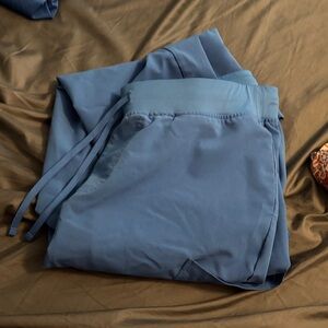 Mandala boot cut scrub pants